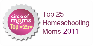 Top 25 Homeschool Blogs 2011 Top 25 Homeschool Blogs 2011