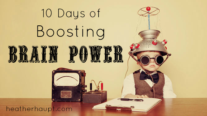 10 Days of Boosing Brain Power: Day 1 ~ Hydration and Nutrition Matter