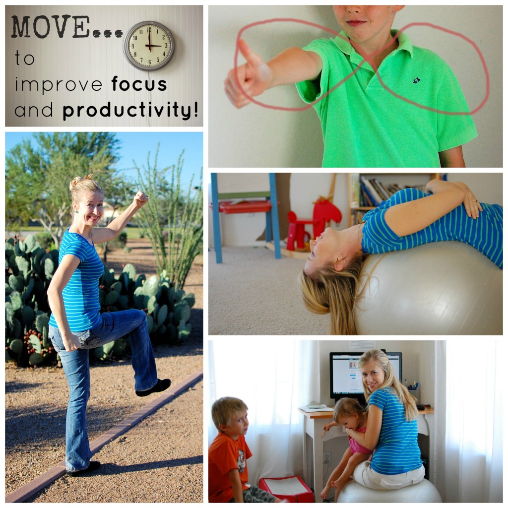 Brain Breaks work - for kids and adults too!  Move to improve focus and productivity!
