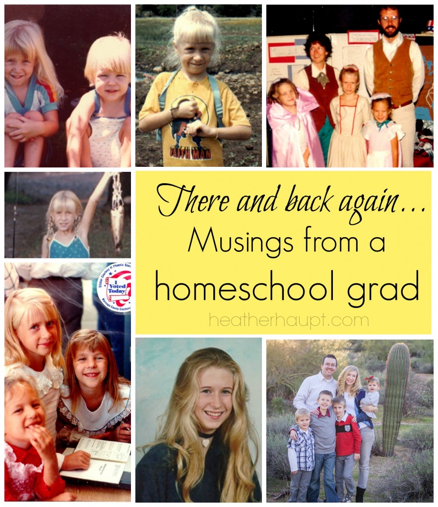 Looking back in thankfulness and forward with anticipation to the homeschool adventure!