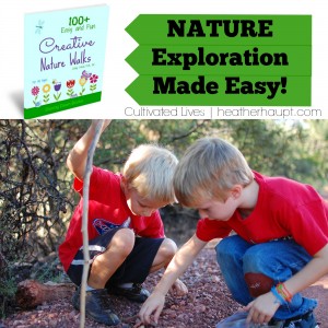 A fabulous resource for open-and-go Nature Walking with your children. 100+ easy and fun nature walk ideas!