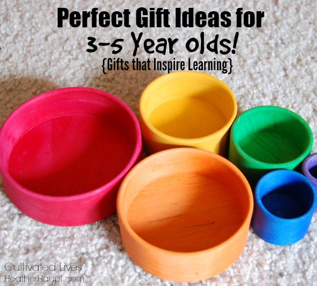 Perfect Gift Ideas for 3-5 Year Olds that Inspire Learning and Development