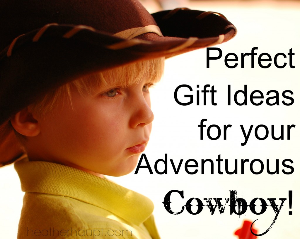 Gift ideas for the boy in your life who is into cowboys!