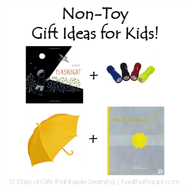 Pairing a book and a real-life item make for some fun Christmas Gifts!