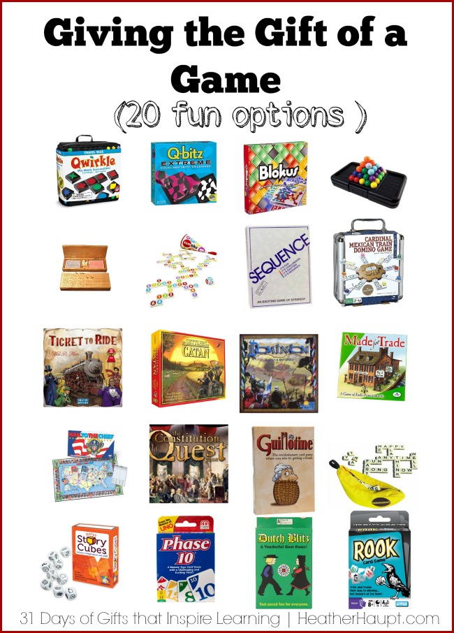 20 games that will challenge the whole family. {Educational, Engaging, FUN}