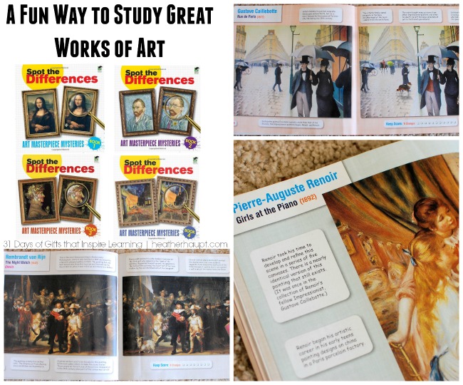 Learn how to study great works of art in a playful and engaging way with this series of books.