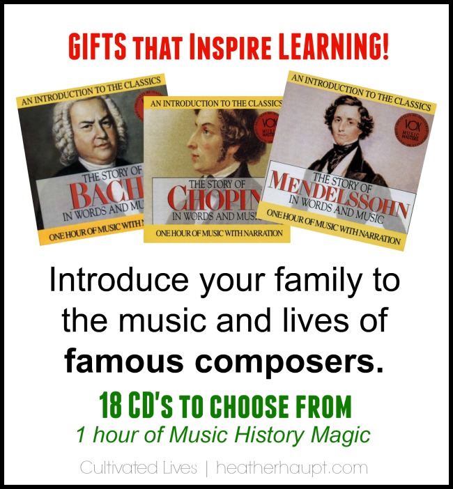 Wonderful audio cd's that portray the life and music of famous classical music composers! 