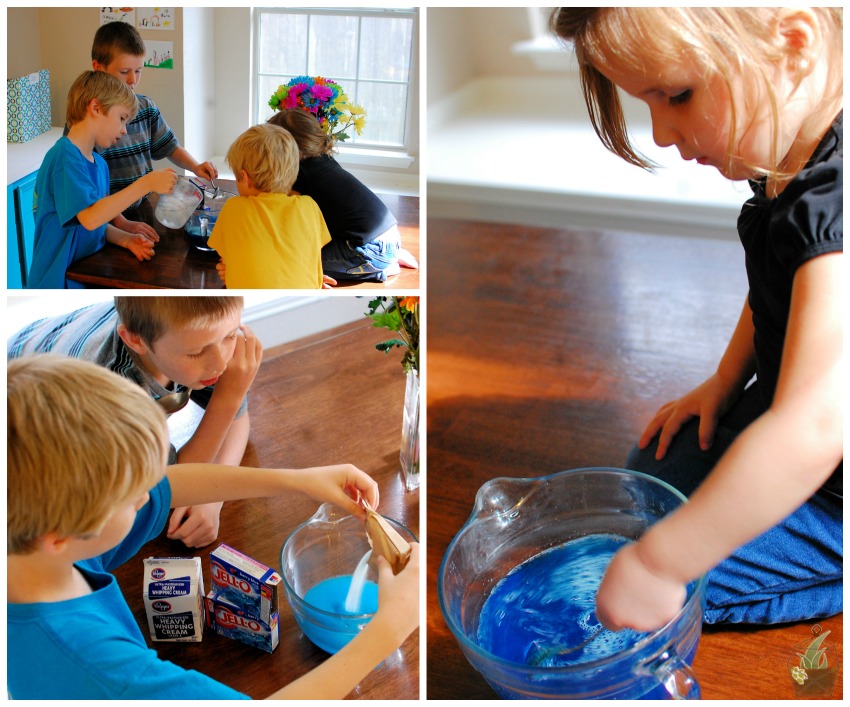 JESUS AND JELL-O Make these adorable Sky Jell-O parfaits while learning about Jesus's ascension to heaven!