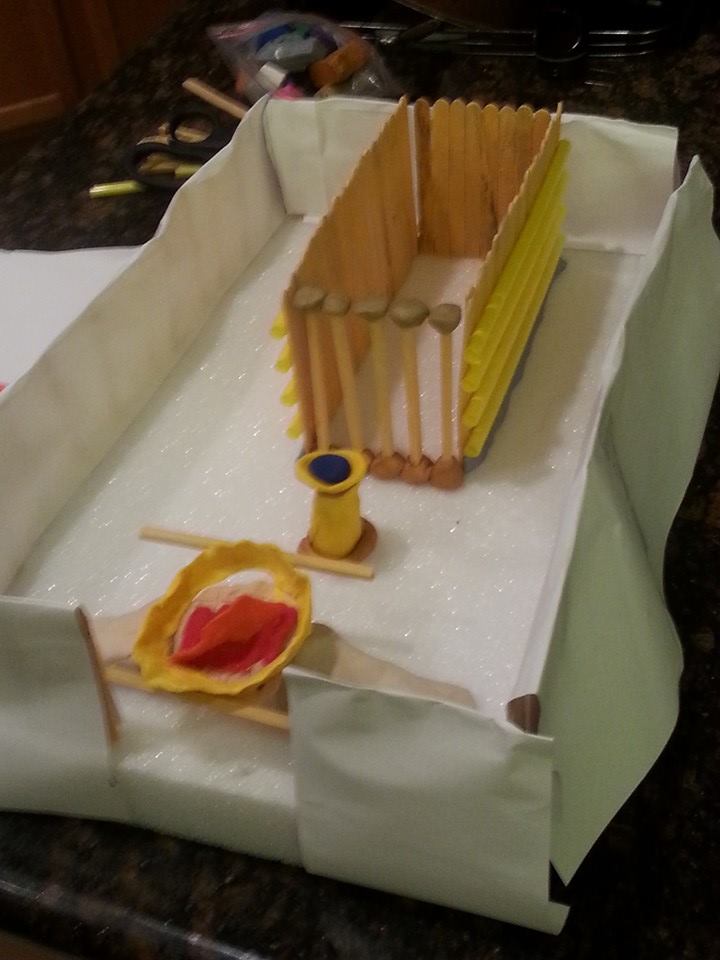 Kid-generated Tabernacle model