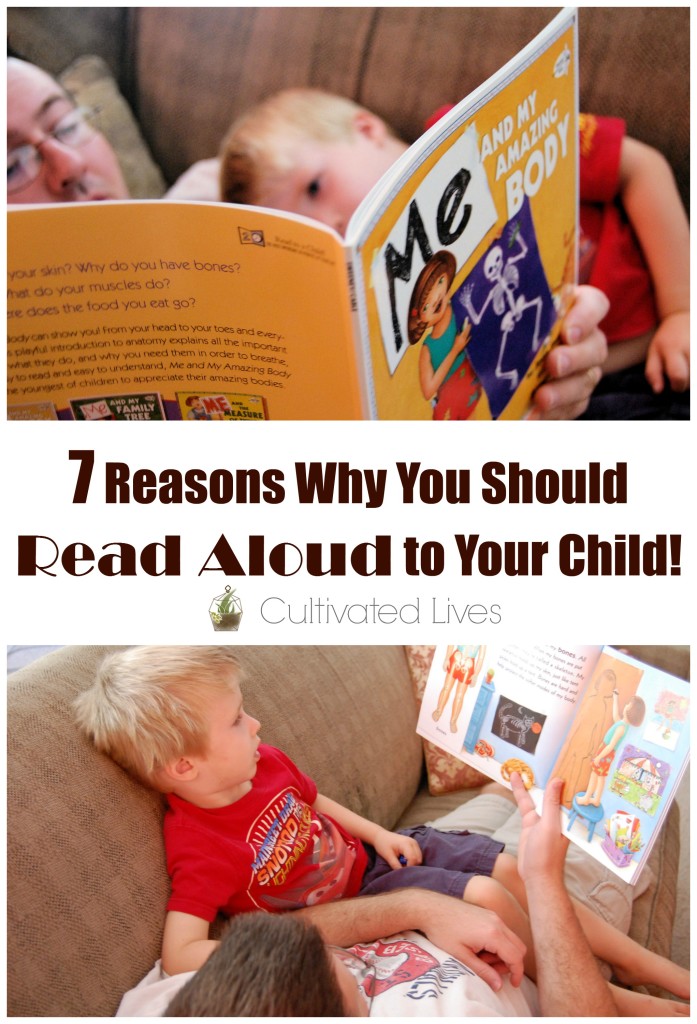 Important reminders of WHY it's so important to read aloud to our children!