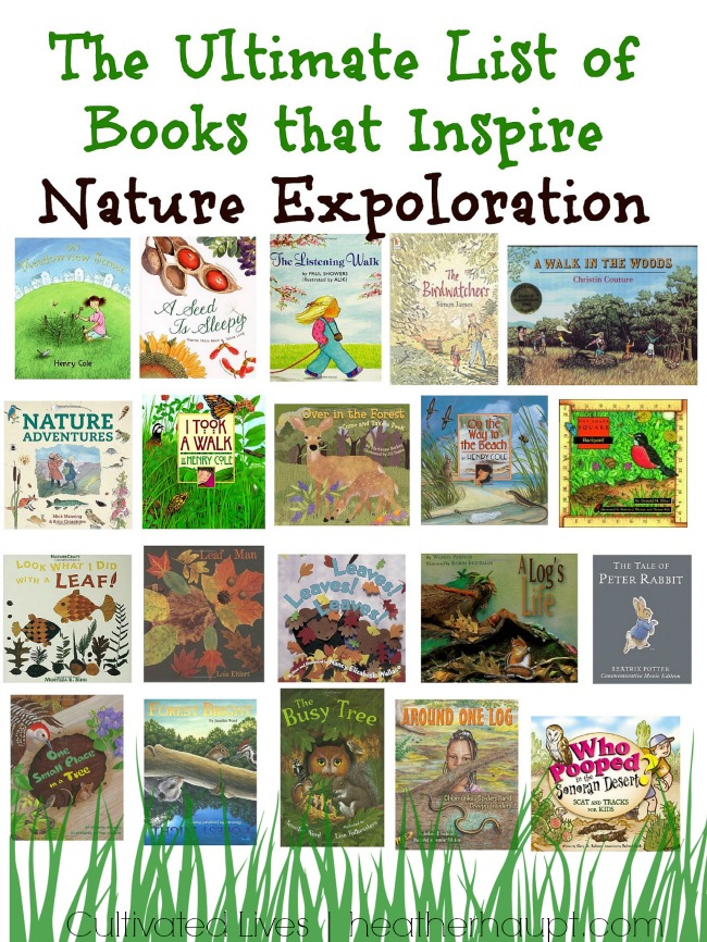 A beautiful collection of books that will inspire children in their nature explorations!