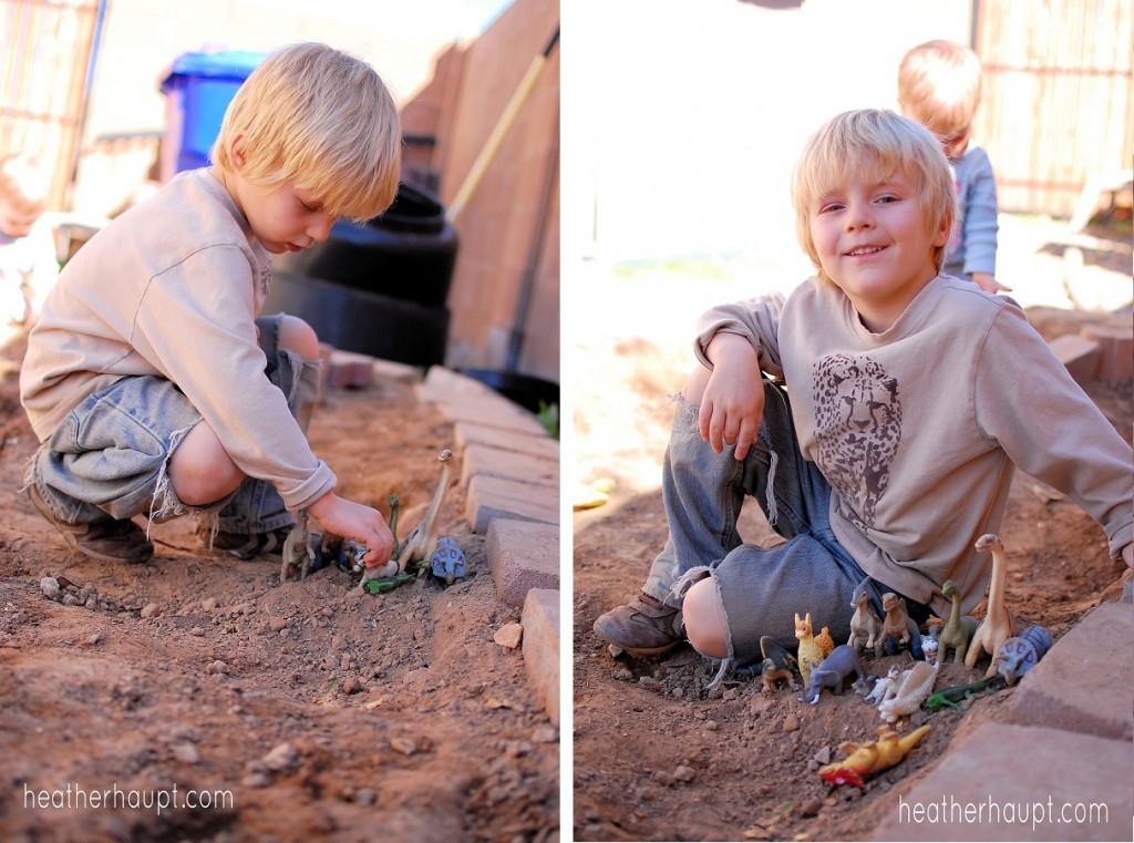 daily discipleship, even in the dirt