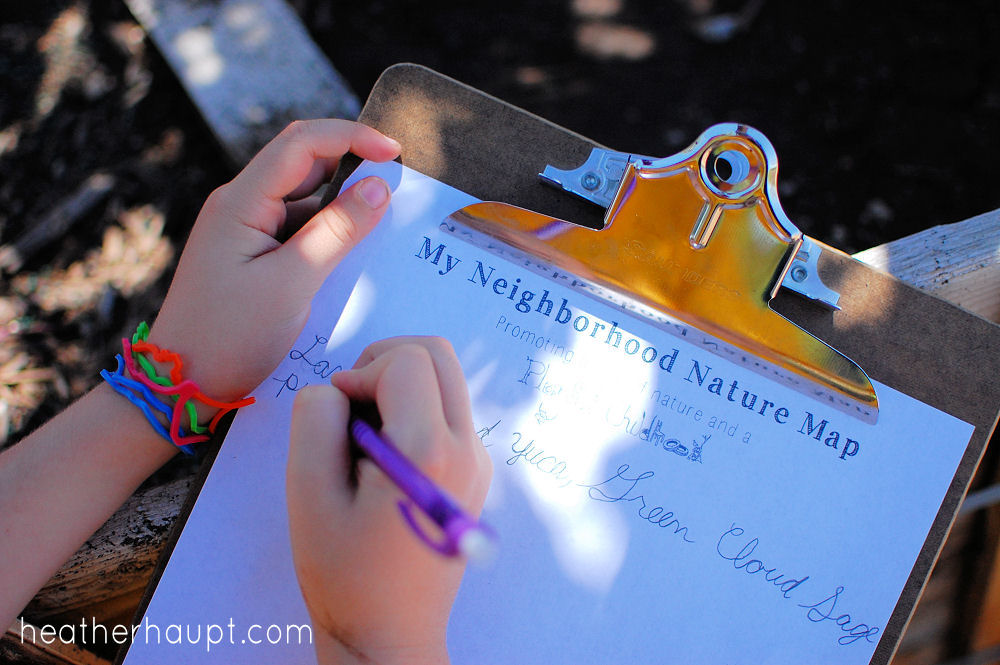 Taking a field trip to a local nursery for 'nature study' for a 'Neighborhood Nature Map' challenge.