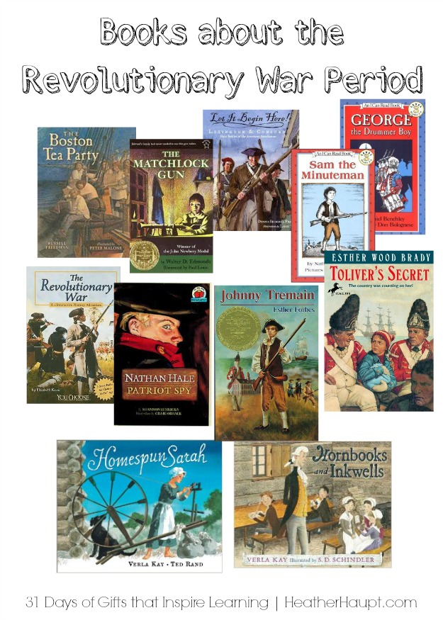 Beautiful narratives that inspire kids to learn about the Revolutionary War!