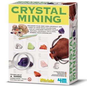 Excavate your own crystals and add them to your rock collection!