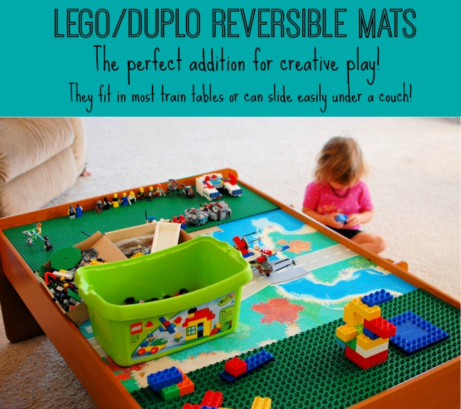 These large lego/duplo reversible mats are perfect for any age.