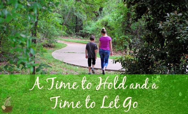 Intentional parenting sometimes means intentionally letting go... Lessons from the trenches.