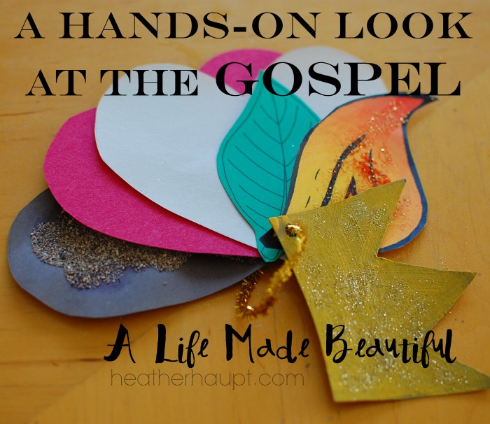 A Wordless Book: Life Made Beautiful - tutorial for a beautiful way to share the gospel and what it means to live the Christian life with our children!